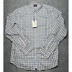 UNTUCKit Seyval Shirt Mens XLT Slim Multicolor Check Long Sleeve Button Up New
